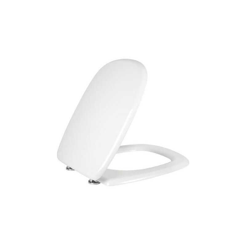 Saniplast - Siège de toilette en bois mdf blanc pour siège de toilette Dolomite Fleo