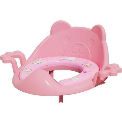 Siège de toilette enfant - Coussin Confortable et Imperméable pour l'Apprentissage Réducteur de Toilette pour Garçons et Filles,pour Filles Garçons Voyage Camping Caravane Dortoir Maison