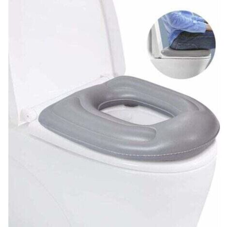 Siège de toilette gonflable en PVC, hauteur réglable, soulage les douleurs du coccyx, coussin d'apprentissage de la propreté universel pour toutes les saisons, coussin de récupération portable anti-pr