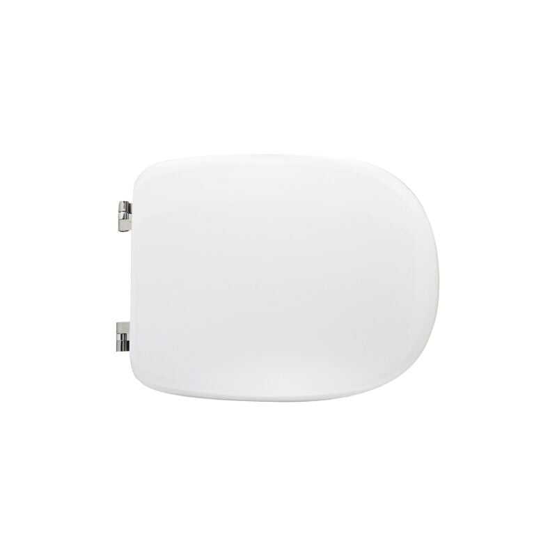 Dianhydro - Abattant wc pour toilettes Art Ceram Ten 41-46,5x34 cm abattant wc blanc en fonte de bois en polyester avec charnie'res re'glables