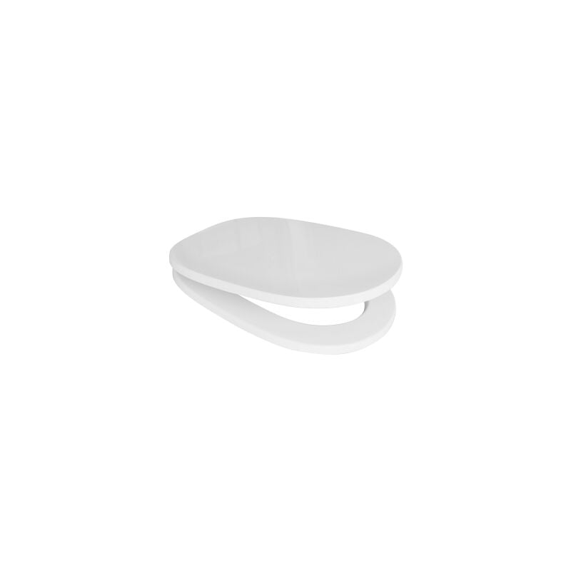 Abattant WC pour WC Ideal Standard Linda 41,5-47 x 34,4 cm Abattant WC en bois moule' avec charnie'res re'glables