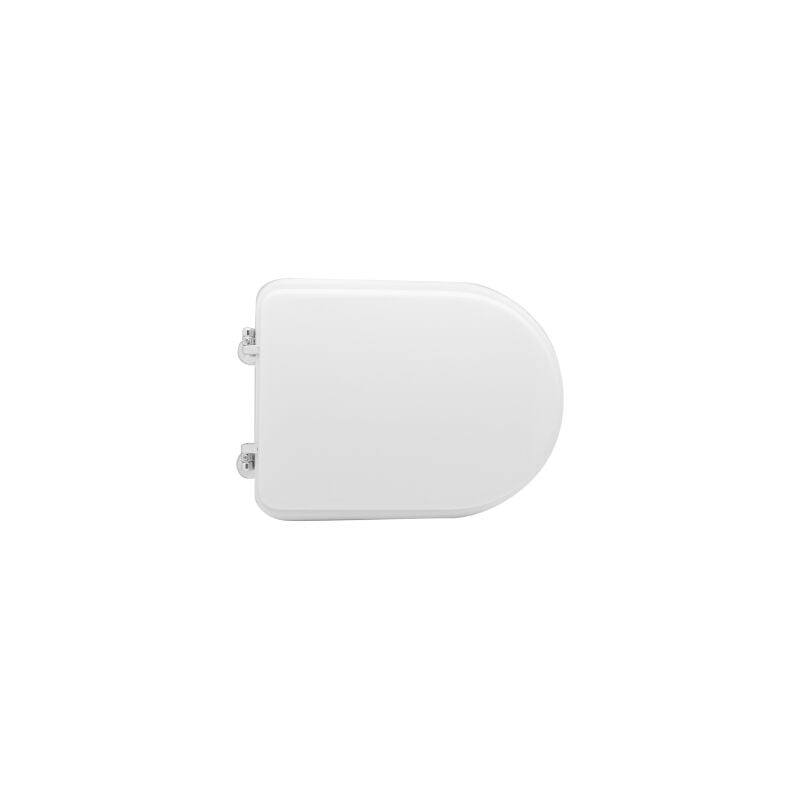 Dianhydro - Abattant wc pour wc Roca Meridian Abattant wc 43,5-45,5 x 34 cm avec charnie'res re'glables et sie'ge en fonte de bois