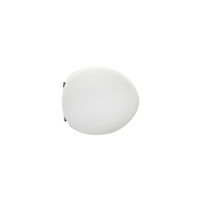 Abattant WC pour Azzurra vaso Full 54 38-43,5x38,2 cm abattant WC blanc en fonte de bois avec charnie'res re'glables