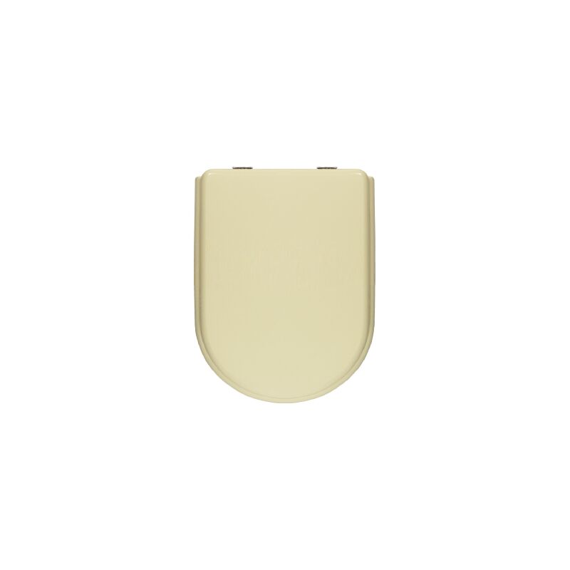 Dianhydro - Abattant wc pour vase Vavid Orientale Abattant wc champagne 45 x 36 cm avec charnie'res re'glables et sie'ge en fonte de bois Champagne