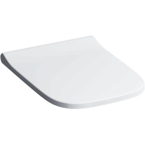 Siège de toilette Smyle Squadroiteétroit Design avec Descente automatique