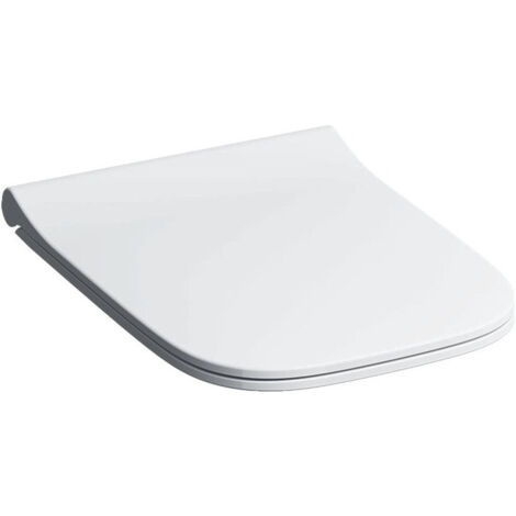Siège de toilette Smyle Squadroiteétroit Design avec Descente automatique