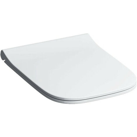Siège de toilette Smyle Squadroiteétroit Design avec Descente automatique Quick Release