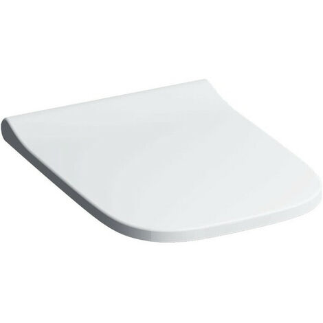 Siège de toilette Smyle Square, design mince, avec fermeture en douceur
