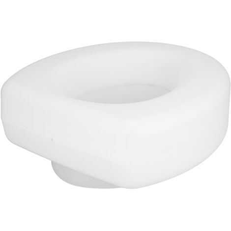 Siège de Toilette Surélevé pour Personnes Âgées et Handicapées - Rehausseur de WC Simple et Confortable