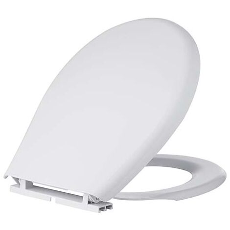 Siège de toilette universel pour pot BABY blanc avec charnières en PP mod. BABY