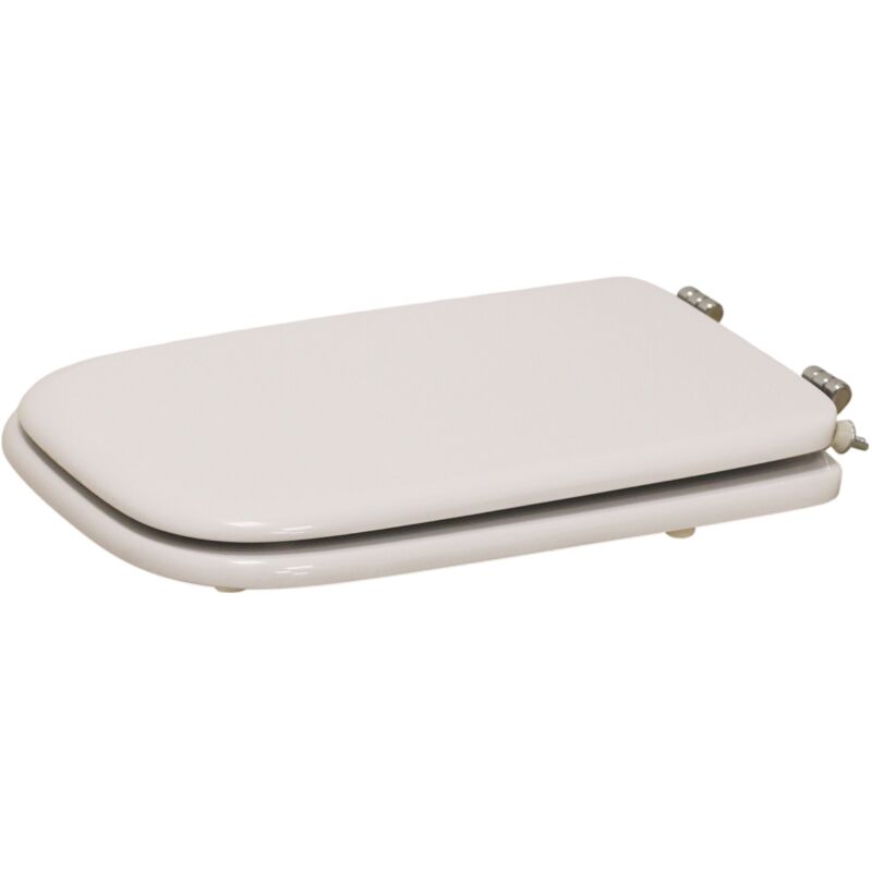 Siège de toilette de remplacement pour toilettes de la série Conca Ideal Standard Niclam N4 blanc