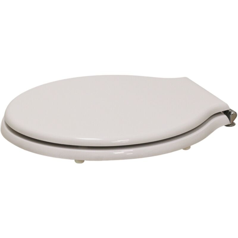 Siège de toilette de rechange avec charnières pour la série Montebianco Pozzi Ginori Niclam N7 blanc