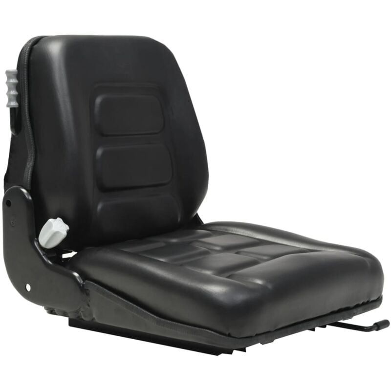 Siège de tracteur avec suspension et dossier réglable vidaXL