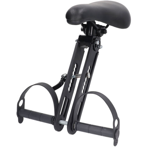Siège de Vélo Enfant Avant Montage Facile avec Repose-Pieds en Fer Solide - Siège Bébé Vélo Universel
