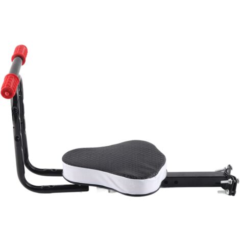 Siège de Vélo Enfant Avant Monté Sécurisé 60KG avec Barres de Protection et Repose-Pieds pour VTT