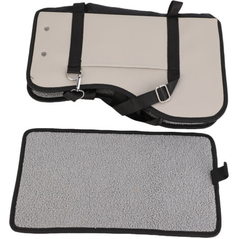 Siège de voiture pour chien, Console centrale, rehausseur d'accoudoir universel spacieux de couleur grise pour voyage