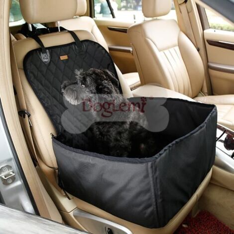Siège de voiture pour chien Noir 45x45x58cm