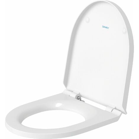 Siège de WC Duravit DuraStyle, charnières en acier inoxydable,
