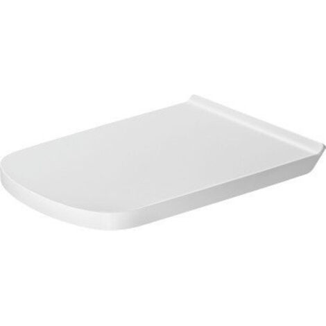Siège de WC Duravit DuraStyle, version allongée, charnières en