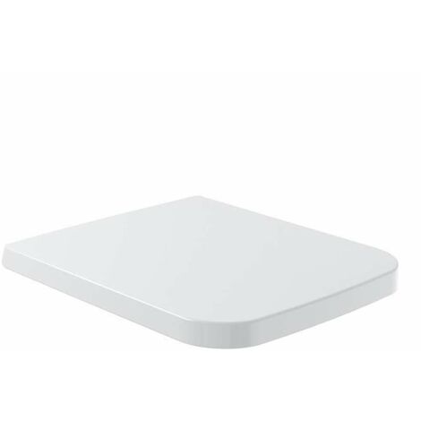 Siège de WC VB Finion 377x455x41mm Rectangulaire SoftClosing QuickRelease Blanc Alpin