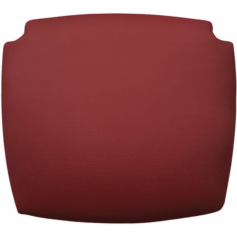 okaffarefatto - siège en simili cuir rouge pour chaise haute et tabourets en bois