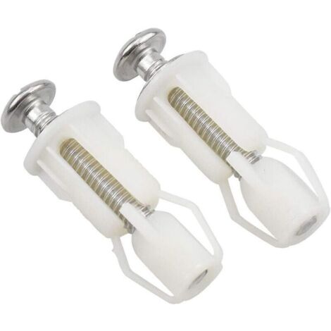 Siège et Couvercle de Toilette avec Vis de Fixation – Installation Facile, Lot de 2 Pièces pour WC Standard