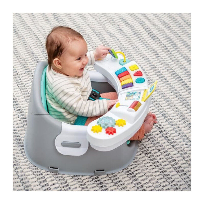 Siege et rehausseur de decouverte Musique et Lumieres 3 en 1 - Infantino