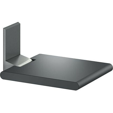 Siege rabattable Normbau Cavere Vario avec plaque de base, 380 x 462mm
