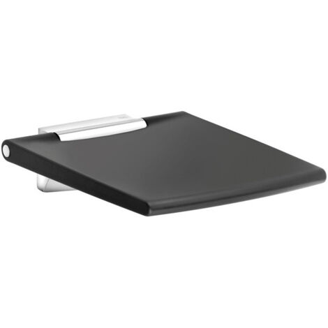 Siège rabattable siège PLAN CARE 450 mm chromé / gris clair KEUCO