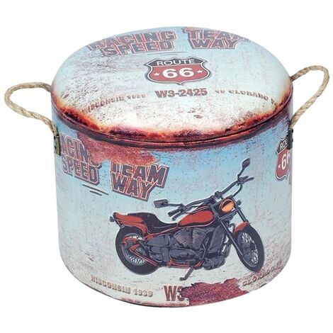 Siège rond rangement Moto - Petit Modèle