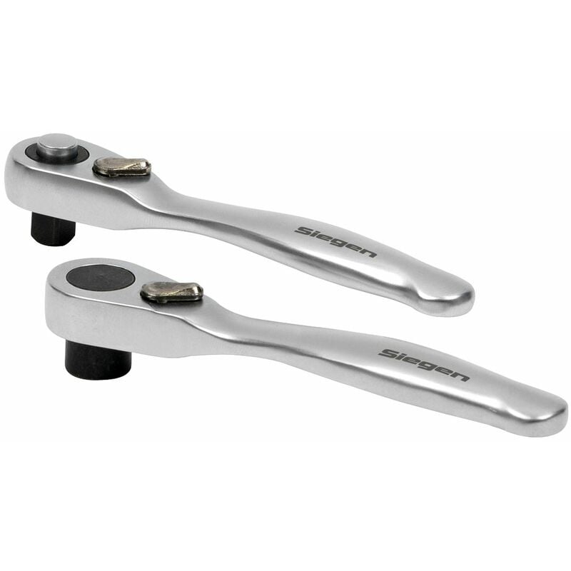 Micro Ratchet Wrench & Bit Driver Set 2pc 1/4'' Hex & 1/4'' Square S01250 - Sealey