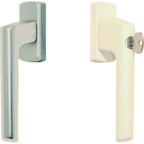 Siegenia Fensterolive Si-line Favorit 31 Weiß, Stift 7x31mm, 90° Rastung