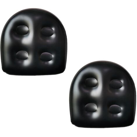 Sièges de Spa pour, Coussin rehausseur Multifonctionnel, Coussin Gonflable et étanche, Tapis de Bain de Massage, Support Dorsal Doux pour Le Bain, 2 pièces
