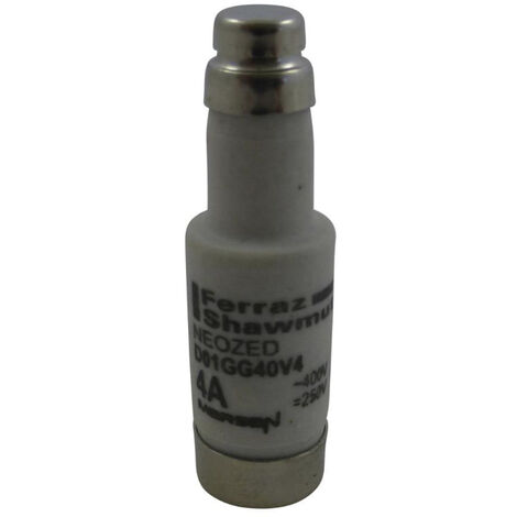 Siemens 01700.004000 Neozed-Sicherung   Sicherungsgröße = D01  4 A  400 V