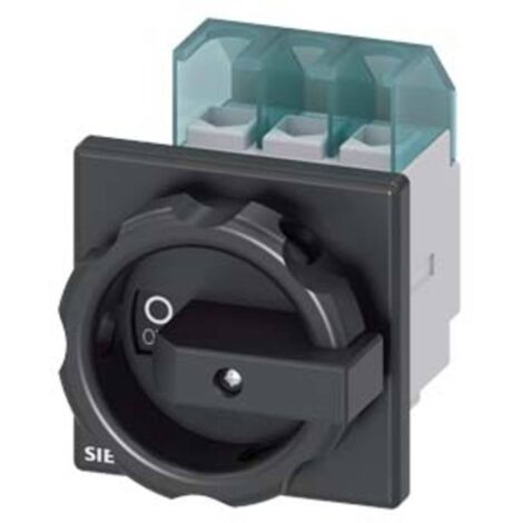 Siemens 3LD2103-0TK51 Interruttore 3P Nero 25A 690V