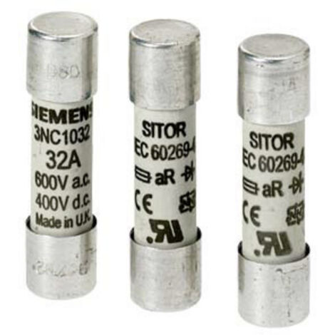 Siemens 3NC1020 Zylindersicherungseinsatz     20 A  600 V 1 St.
