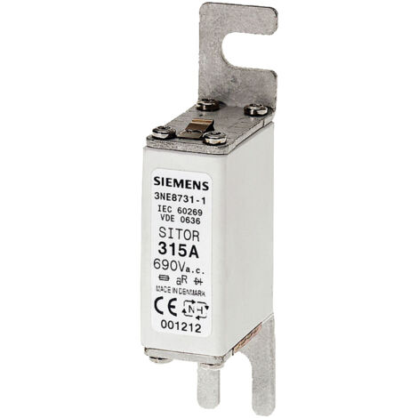 Siemens 3NE87211 Sicherungseinsatz   Sicherungsgröße = 0  100 A  690 V 1 St.