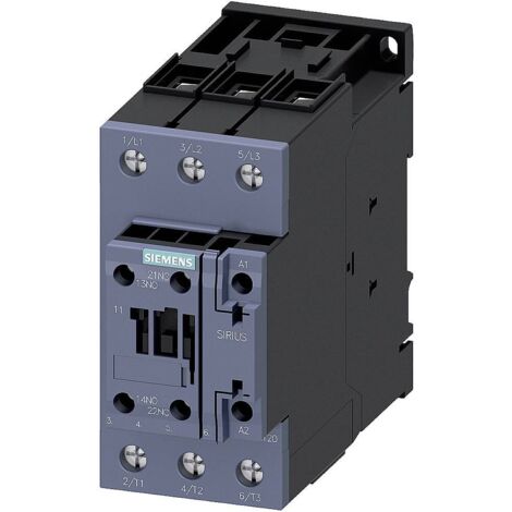 Siemens 3RT2035-1AP00 Contattore 3 NA 18.5 kW 230 V/AC 40 A con contatto ausiliario 1 pz.