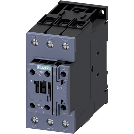 Siemens 3RT2035-1AP00 Schütz  3 Schließer 18.5 kW 230 V/AC 40 A mit Hilfskontakt   1 St.