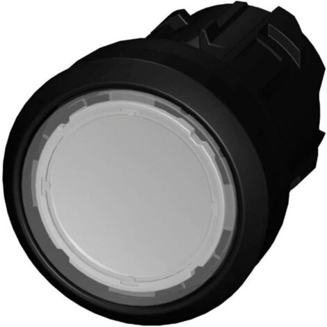 Siemens 3SU10000AB700AA0 3SU1000-0AB70-0AA0 Pulsante Piatto, Anello frontale in plastica Trasparente Sblocco a pression