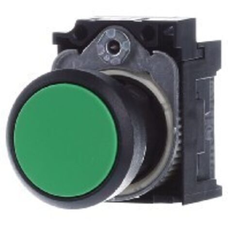 Siemens 3SU11000AB401BA0 3SU1100-0AB40-1BA0 Drucktaster Frontring Kunststoff, Betätiger flach  Grün