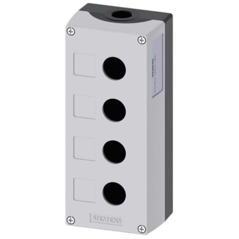 Siemens 3SU1854-0AA00-0AB1 3SU18540AA000AB1 Leergehäuse 4 Einbaustellen, für Bodenbefestigung (L x B