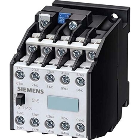 SIEMENS 3TH42 CONTATTORE AUSILIARIO 3TH4 44E 220/230VAC 50 HZ VITE 3TH4244-0AP0