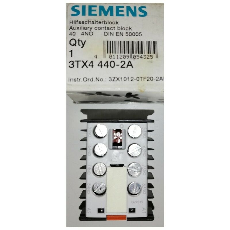 

3TX4440-2A bloquear contactos auxiliares 4NO - Siemens