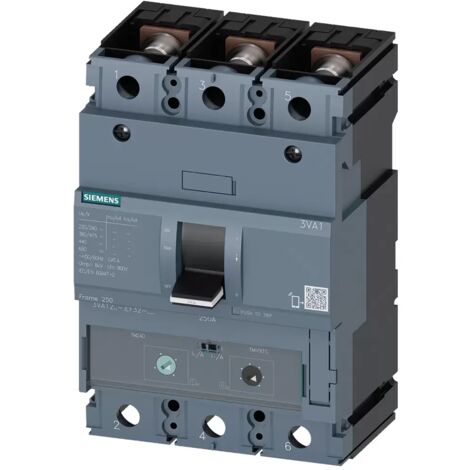 Siemens 3VA1 250A 3P 36KA 3VA12254EF320AA0 Kompaktleistungsschalter 3VA12