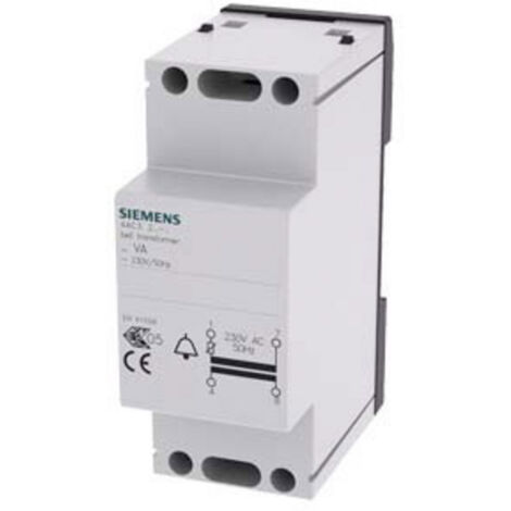 Siemens 4AC32140 Klingel-Transformator 8 V, 12 V, 24 V 2 A