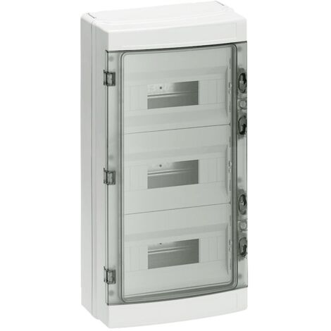 Siemens 54 Module IP65 Wandverteiler mit Rauchglastür 8GB13733