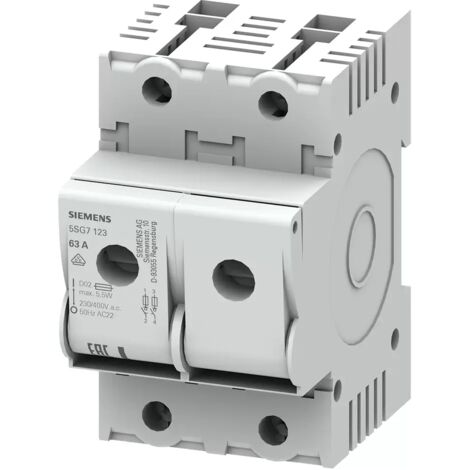 Siemens 5SG7123 Lasttrennschalter   Sicherungsgröße = D02  63 A  400 V 1 St.