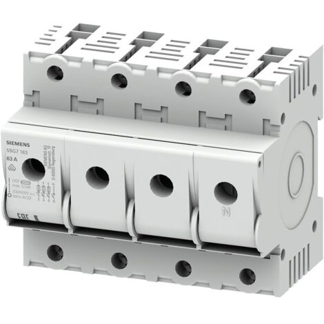 Siemens 5SG7163 Interrupteur-sectionneur Taille du fusible = D02 63 A 400 V 1 pc(s) D326461