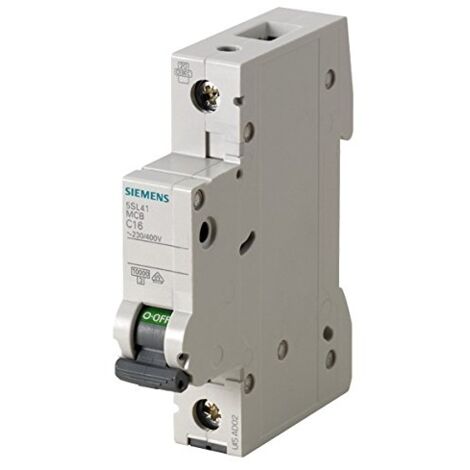 SIEMENS 5SL4? AUTOMATISCHER SCHALTER 1 P LE 10 KA CURVA-C 1 70 MM